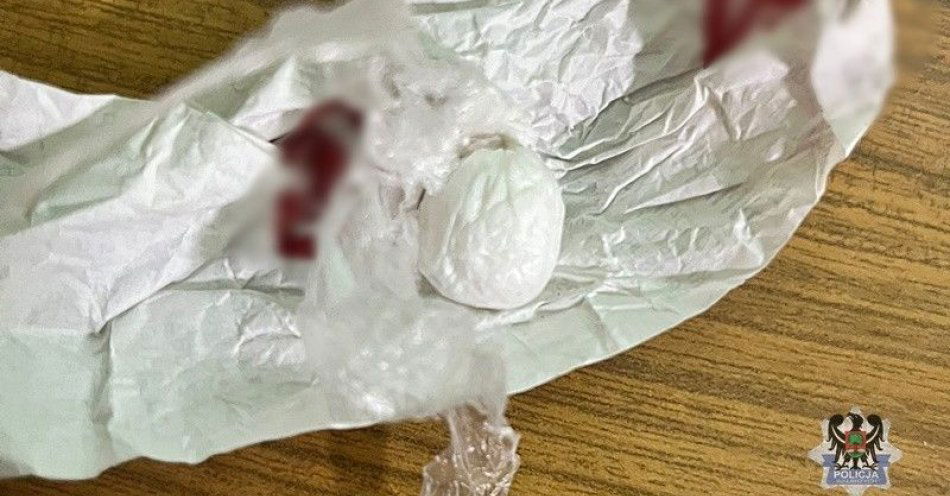 zdjęcie: Mieszkaniec Wałbrzycha zatrzymany z efedryną / fot. KMP w Wałbrzychu