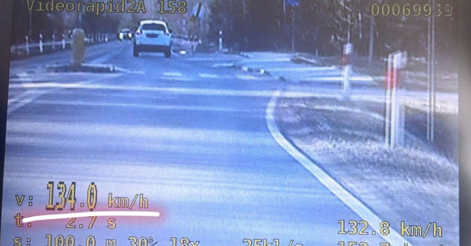 zdjęcie: Trzech kierowców straciło prawo jazdy za pęd na drodze 705 / fot. KMP w Skierniewicach
