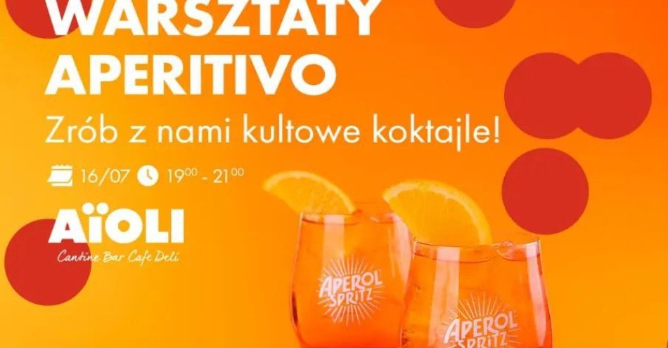 zdjęcie: Warsztaty Aperitivo w AïOLI Cantine / kupbilecik24.pl / Warsztaty Aperitivo w AïOLI Cantine