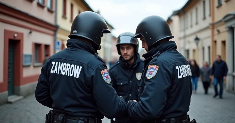 zdjęcie: Mieszkaniec dziękuje zambrowskim policjantom za szybkie działanie / TM/ przykładowa ilustracja