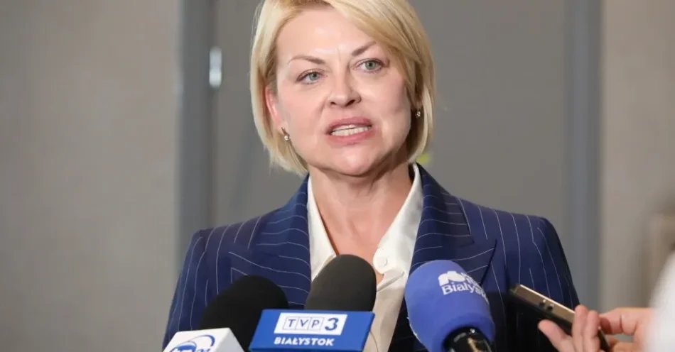 zdjęcie: Andżelika Borys: zjazd Związku Polaków na Białorusi przełożony o pół roku / Białystok, 05.09.2026. Prezes Związku Polaków na Białorusi Andżelika Borys udziela wypowiedzi w ramach posiedzenia Rady Naczelnej Związku Polaków na Białorusi, 5 bm. w Białymstoku. (ad) PAP/Artur Reszko