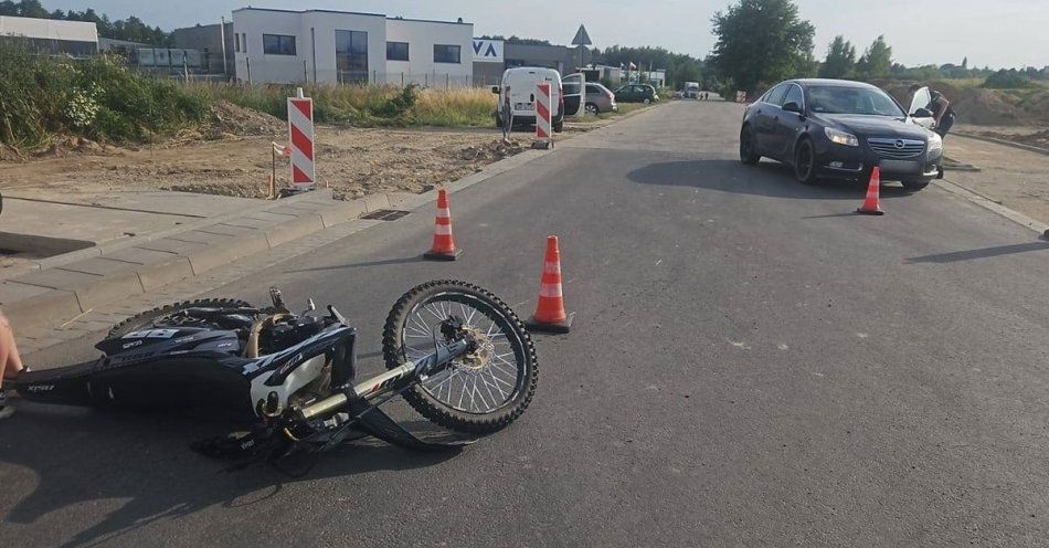 zdjęcie: Kierował motocyklem bez uprawnień i pod wpływem alkoholu, a dodatkowo nie zatrzymał się do kontroli - został zatrzymany przez średzkich mundurowych / fot. KPP w Środzie Śląskiej