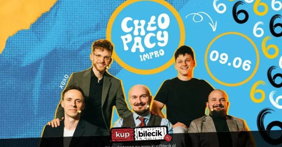 zdjęcie: Chłopacy - 6 Element - Komedia Improwizowana na żywo z muzyką! / kupbilecik24.pl / Chłopacy - 6 Element - Komedia Improwizowana na żywo z muzyką!