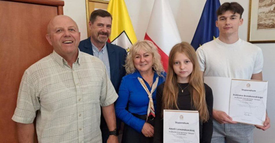 zdjęcie: Spotkanie z młodymi sportowcami / fot. UM Grudziądz