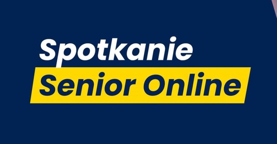 zdjęcie: W poniedziałek kolejny odcinek Senior online / fot. KMP w Wałbrzychu