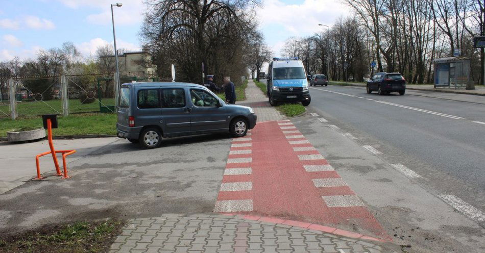 zdjęcie: Potrącenie rowerzysty na ścieżce rowerowej / fot. KMP w Tarnowie