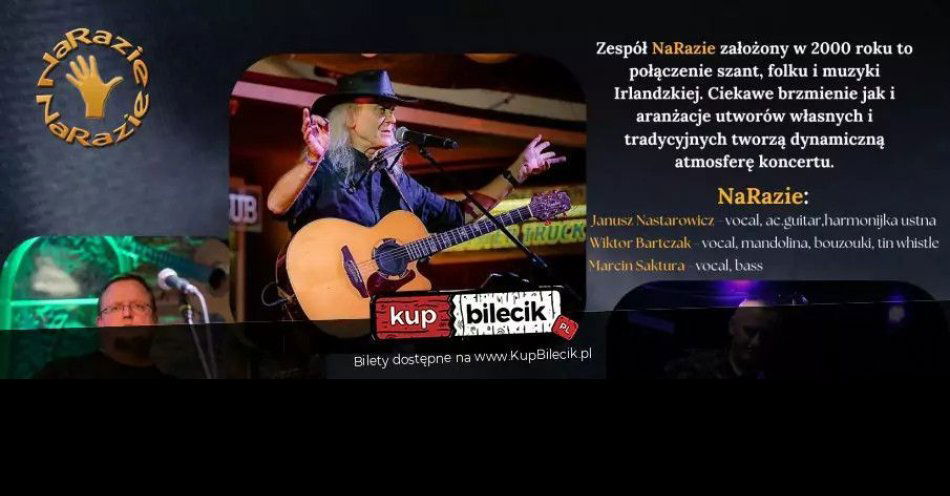zdjęcie: Na Razie w Tawernie Keja...czyli w kręgu szanty, folku i muzyki irlandzkiej / kupbilecik24.pl / Na Razie w Tawernie Keja...czyli w kręgu szanty, folku i muzyki irlandzkiej