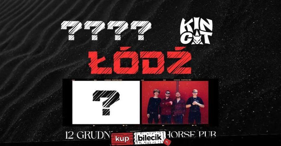 zdjęcie: KIN CAT + TBA Łódź IRON HORSE PUB 12.12.2025 / kupbilecik24.pl / KIN CAT + TBA // Łódź IRON HORSE PUB // 12.12.2025