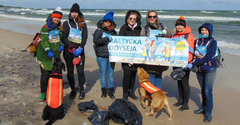 zdjęcie: Plaże między Ustką a Łebą już bez śmieci dzięki ekoekipie Bałtyckiej Odysei!