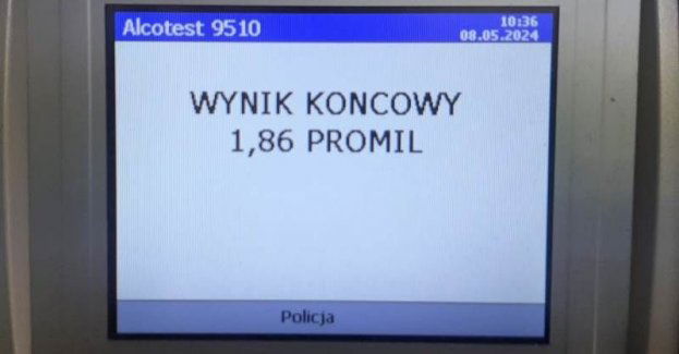 Zatrzymany kierowca nie miał prawa jazdy, za to miał dużo alkoholu w organizmie