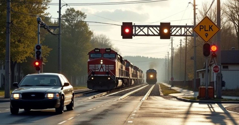 zdjęcie: Przykazania Bezpiecznego Kierowcy na przejazdach kolejowych / TM/ przykładowa ilustracja