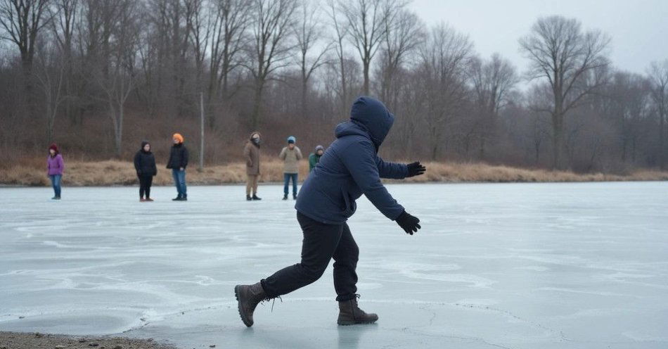 zdjęcie: Policja ostrzega przed niebezpiecznym lodem / TM/ przykładowa ilustracja