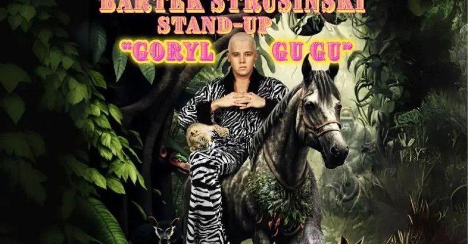 zdjęcie: Bartek Strusiński w programie Goryl Gu Gu / kupbilecik24.pl / Bartek Strusiński w programie \'\'Goryl Gu Gu\'\'