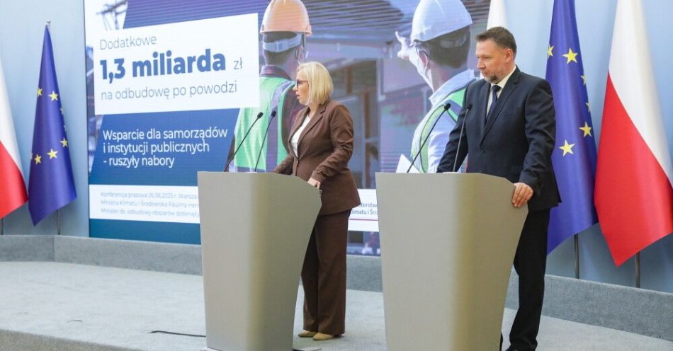 zdjęcie: Będzie dodatkowe 1,3 mld zł wsparcia na odbudowę po powodzi / fot. PAP