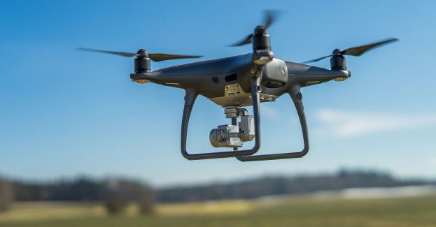 Policjanci pracowali z wykorzystaniem drona