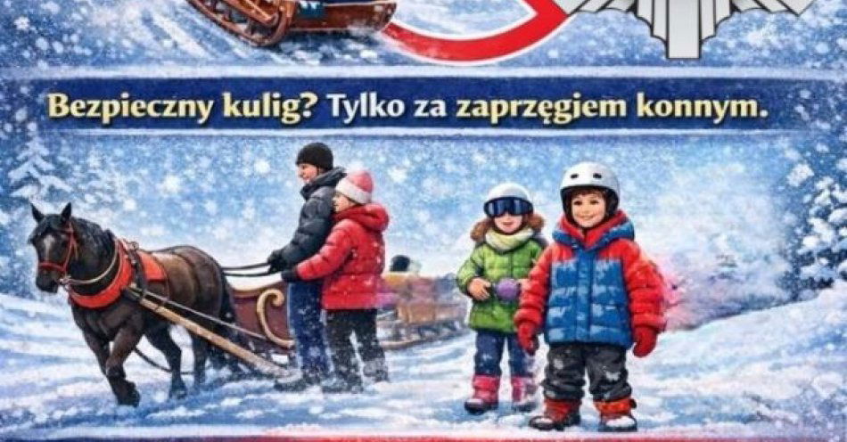 zdjęcie: Dziecko ranne podczas nielegalnego kuligu w Woli Miłkowskiej / fot. KPP w Sieradzu