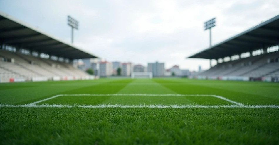 zdjęcie: MKS Iskra Swinoujście - sportowa tradycja nadbałtyckiego uzdrowiska / Boisko sportowe na tle morza Bałtyckiego /TMAI