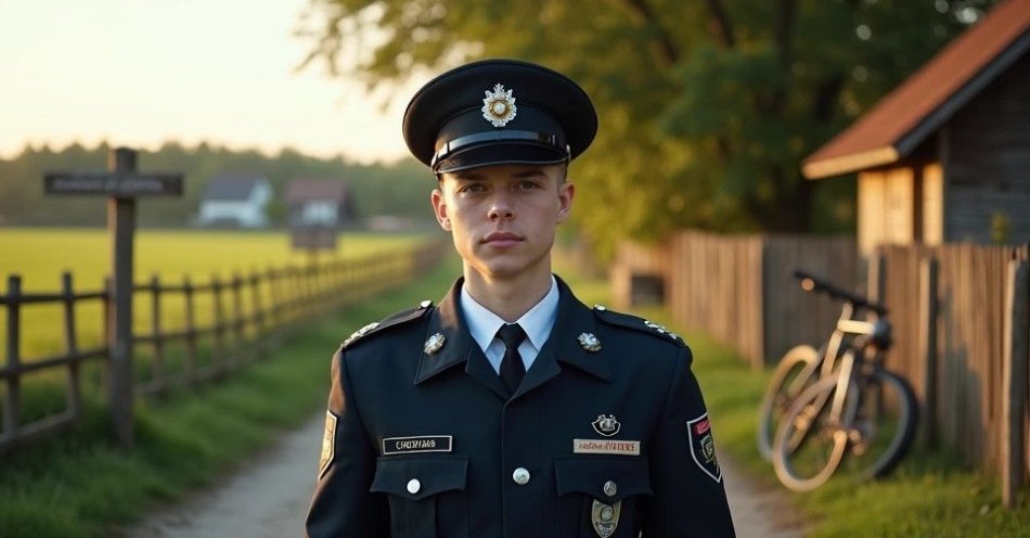 zdjęcie: Poznaj dzielnicowego Kacpra Achtela z Milicza / TM/ przykładowa ilustracja