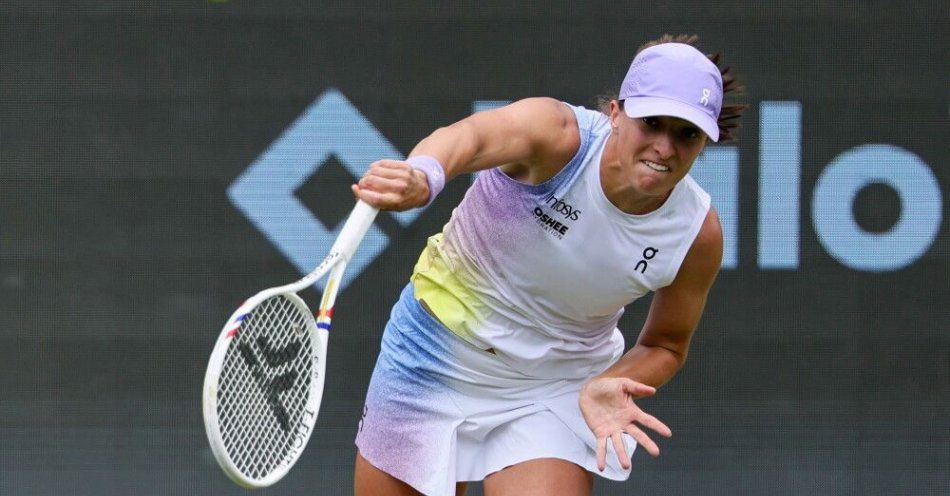 zdjęcie: Turniej WTA w Bad Homburg - pierwszy finał Świątek w tym sezonie / fot. PAP