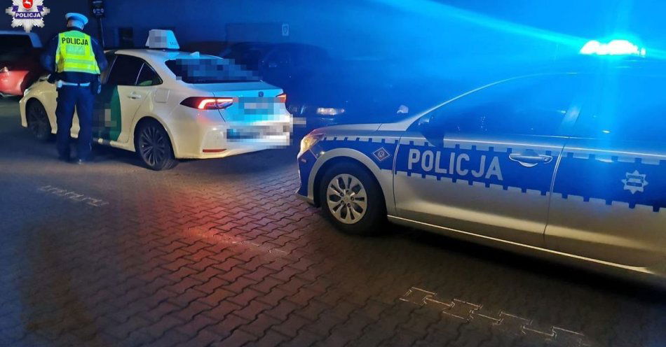 zdjęcie: Kontrole taksówek w Lublinie 28 wykroczeń i zatrzymania / fot. KMP Lublin