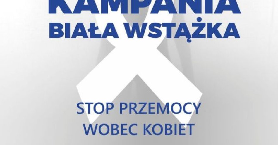 zdjęcie: Ełk włącza się w kampanię Biała Wstążka przeciw przemocy / fot. KPP w Ełku