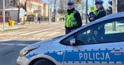 Mońki: policja w akcji na rzecz bezpieczeństwa pieszych