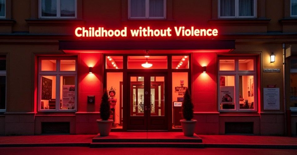 zdjęcie: Kluczbork: komenda podświetlona na czerwono w obronie dzieci / TM/ przykładowa ilustracja