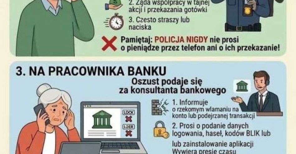 zdjęcie: Uwaga na oszustów podszywających się pod policję i bliskich / fot. KPP w Zgierzu