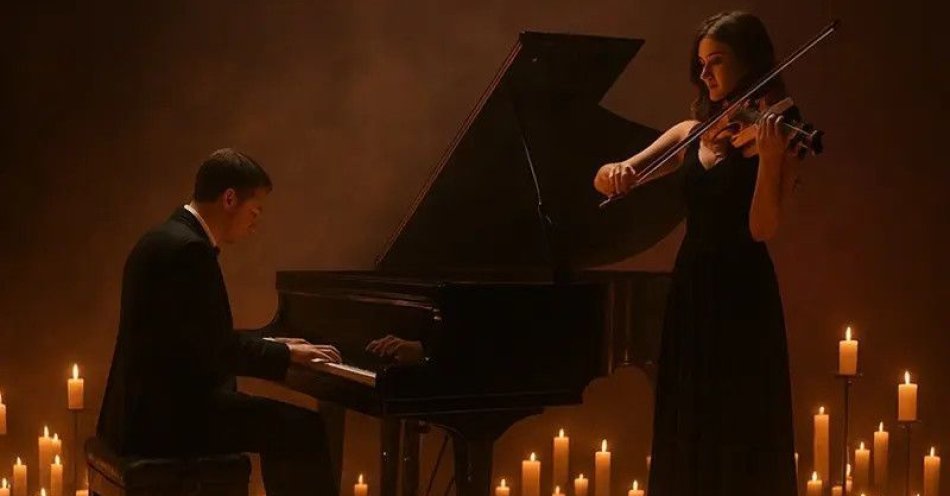 zdjęcie: Wybitny duet fortepianowo-smyczkowy w repertuarze Hansa Zimmera przy tysiącu świec / kupbilecik24.pl / Wybitny duet fortepianowo-smyczkowy w repertuarze Hansa Zimmera przy tysiącu świec