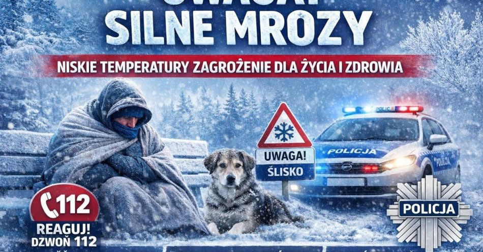 zdjęcie: Nadchodzą mrozy. Sprawdź jak pomóc potrzebującym / fot. KPP w Tomaszowie Mazowieckim
