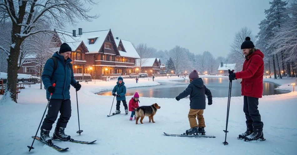 zdjęcie: Zima bezwypadkowa: porady komisarza Zebry dla rodzin / TM/ przykładowa ilustracja