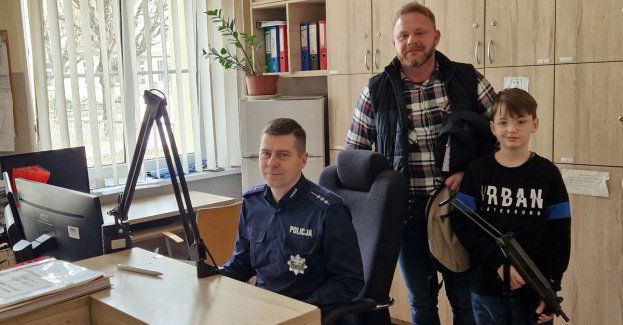 Honorowy gość w progach ostrzeszowskiej komendy