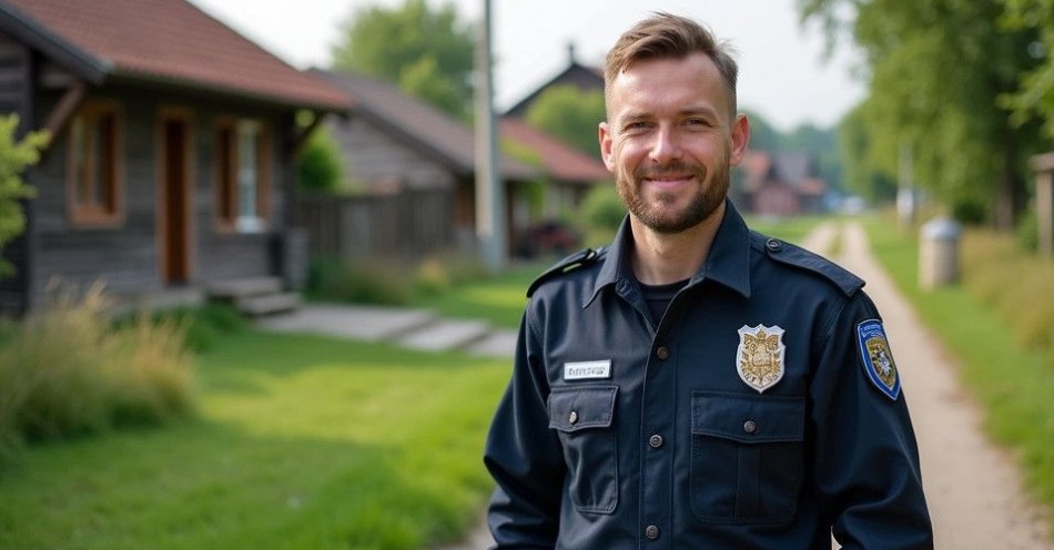 zdjęcie: Głosuj na SuperDzielnicowego 2026: poznaj aspiranta Piotra Sarnę / TM/ przykładowa ilustracja