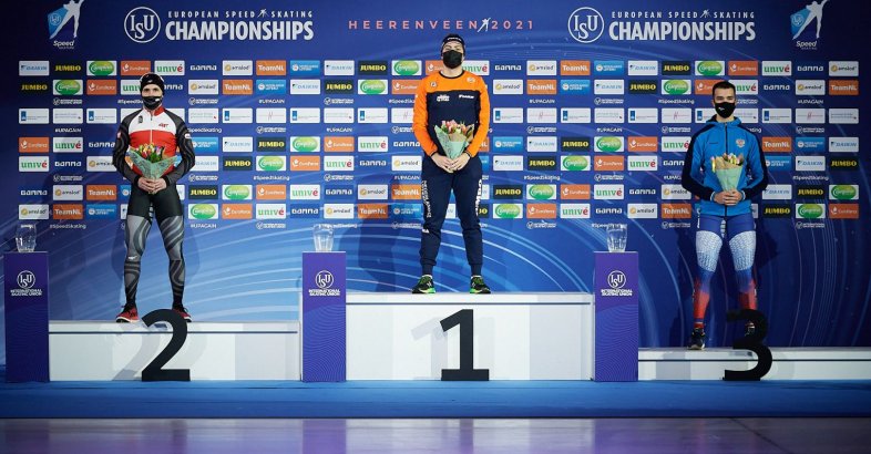 zdjęcie: Artur Nogal piąty wśród sprinterów na wielobojowych mistrzostwach Europy w łyżwiarstwie szybkim / fot. nadesłane