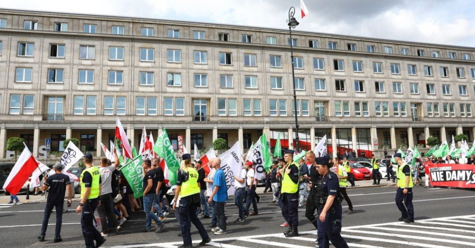 zdjęcie: Protest rolników w Warszawie / fot. PAP