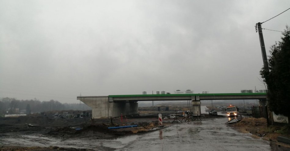 zdjęcie: Budowa kolejnego odcinka trasy N-S już za półmetkiem / fot. nadesłane