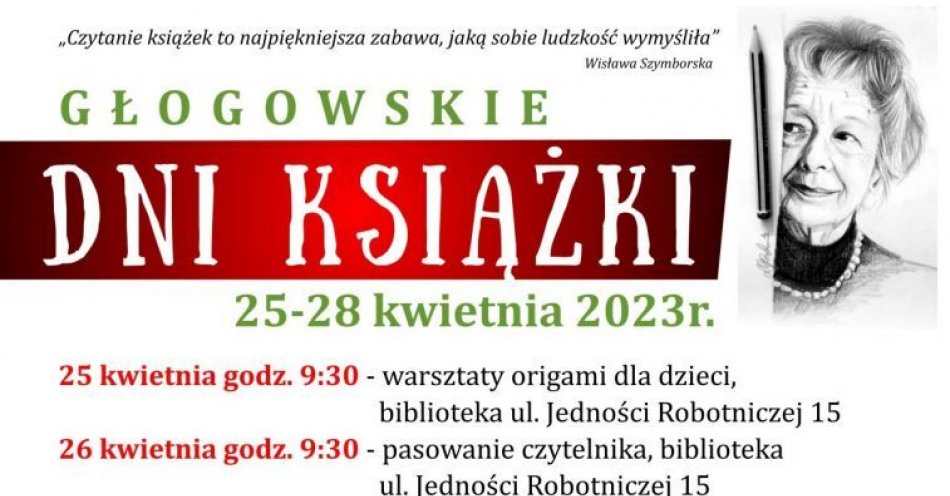 zdjęcie: Głogowskie Dni Książki / fot. nadesłane