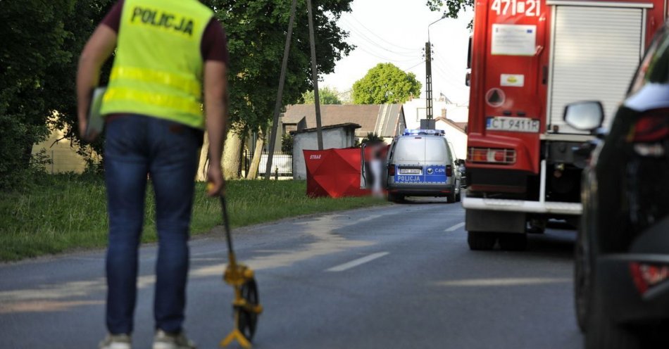 zdjęcie: Tragiczny wypadek w Leniach Wielkich – zginął motocyklista / fot. KPP w Lipnie