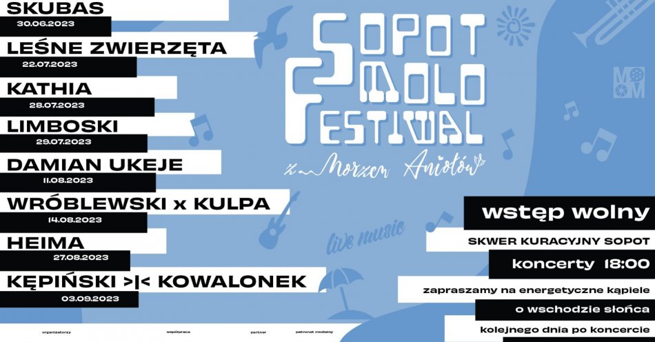 zdjęcie: Wakacyjne koncerty w muszli. Na początek Sopot Molo Festiwal / fot. nadesłane