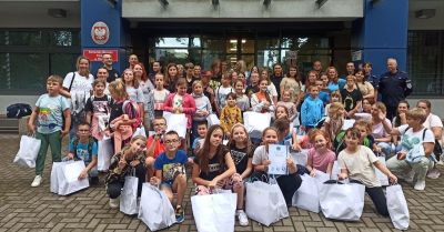 Pożegnanie wakacji z płocką policją (FILM)