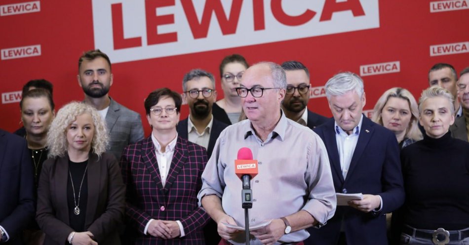 zdjęcie: K. Gawkowski szefem klubu Lewicy, M. Zawisza wiceszefową; W. Czarzasty kandydatem na wicemarszałka Sejmu, a M. Biejat na wicemarszałek Senatu / fot. PAP