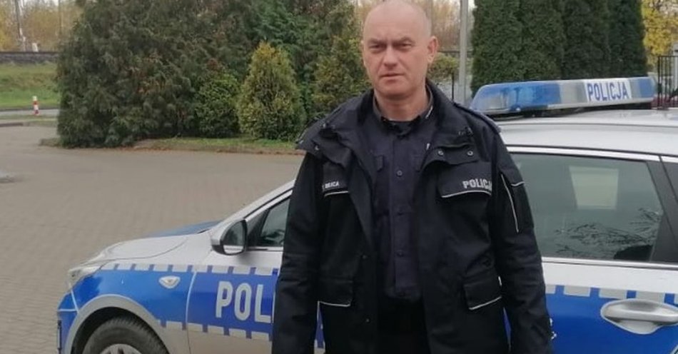 zdjęcie: Policjantem jest się nie tylko na służbie / fot. KPP Inowrocław