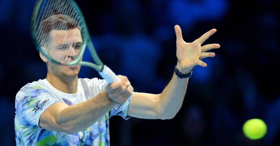 zdjęcie: ATP Finals - Hurkacz pokonany przez Djokovica / fot. PAP