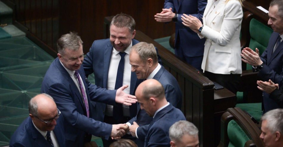 zdjęcie: Sejm udzielił wotum zaufania rządowi premiera Donalda Tuska / fot. PAP