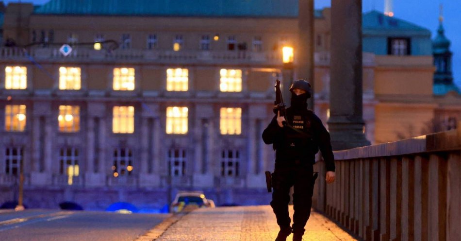 zdjęcie: 11 osób zabitych w strzelaninie na uniwersytecie w Pradze / fot. PAP