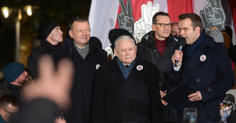 zdjęcie: Musimy wygrać tę wielką bitwę o Polskę suwerenną i niepodległą / fot. PAP