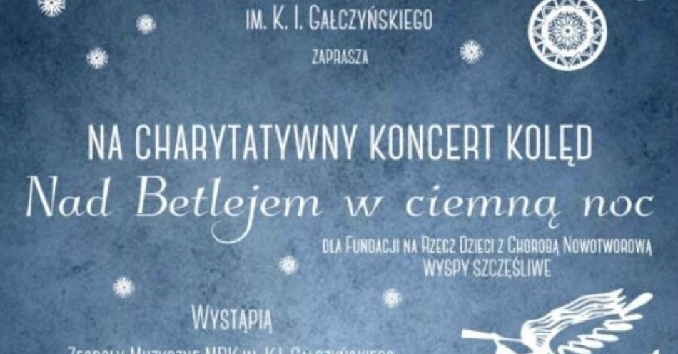 zdjęcie: Nad Betlejem w ciemną noc – charytatywny koncert kolęd / fot. UM Kraków / Fot. materiały prasowe