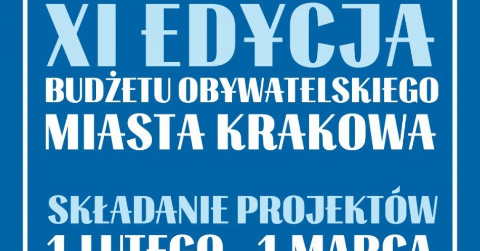 zdjęcie: Masz pomysł na budżet obywatelski? Skonsultuj go podczas spotkań / fot. UM Kraków / Fot. budzet.krakow.pl