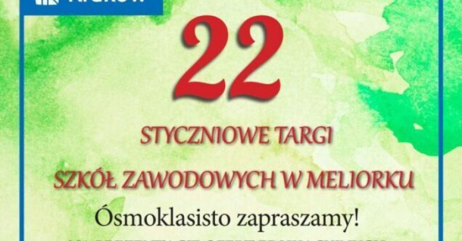 zdjęcie: 22. Styczniowe Targi Szkół Zawodowych w Meliorku / fot. UM Kraków / Fot. materiały prasowe