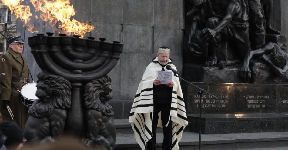 zdjęcie: Zainaugurowano obchody 19. Międzynarodowego Dnia Pamięci o Ofiarach Holokaustu / fot. PAP